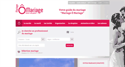 Desktop Screenshot of guide-des-mariages.fr