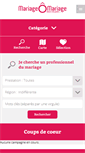 Mobile Screenshot of guide-des-mariages.fr